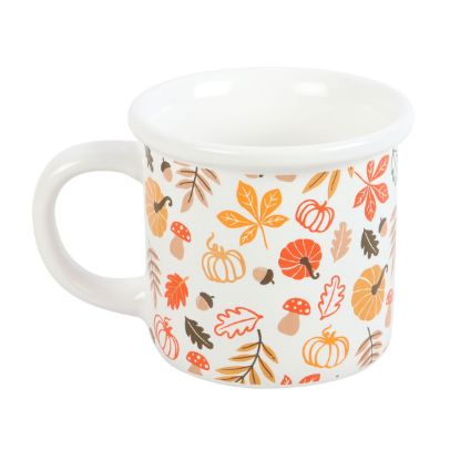 Picture of Autumn Leaves and Pumpkins Mug