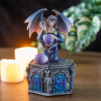 Picture of Dragon Friendship Spring Box by Anne Stokes