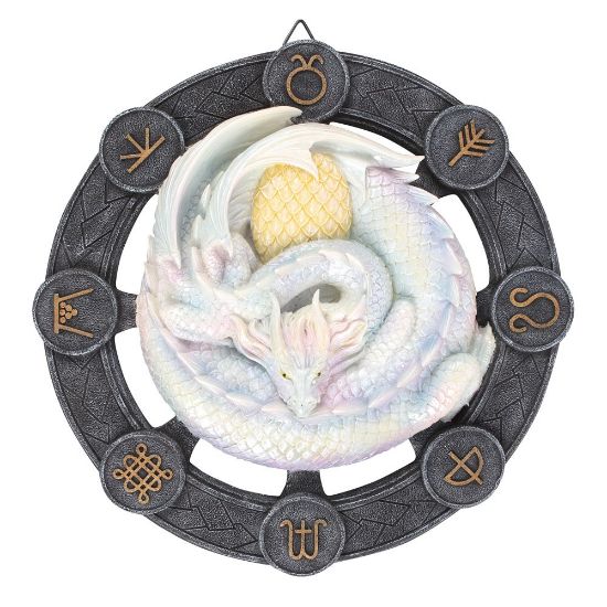 Picture of Ostara Dragon Resin Wall Plaque by Anne Stokes