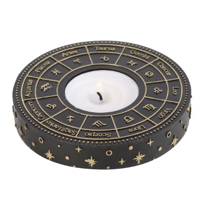 Picture of Astrology Wheel Tealight Candle Holder