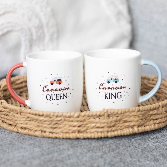 Picture of Caravan King and Caravan Queen Couples Mug Set