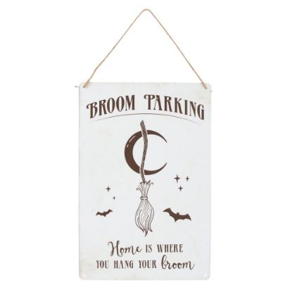 Picture of Broom Parking Metal Sign