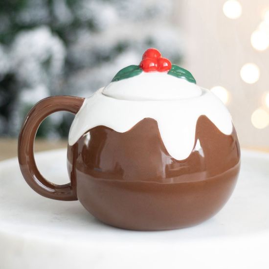 Picture of Christmas Pudding Shaped Mug