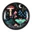 Picture of Round Dark Forest Print Trinket Dish