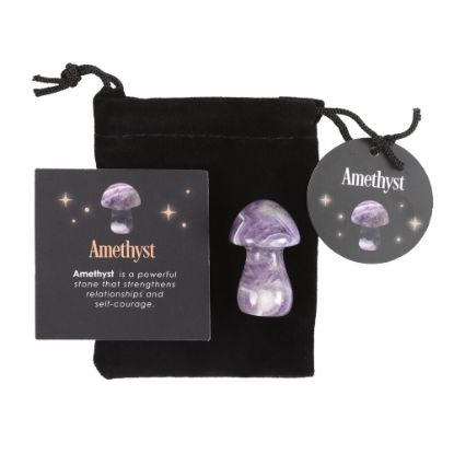 Picture of Magical Amethyst Crystal Mushroom 