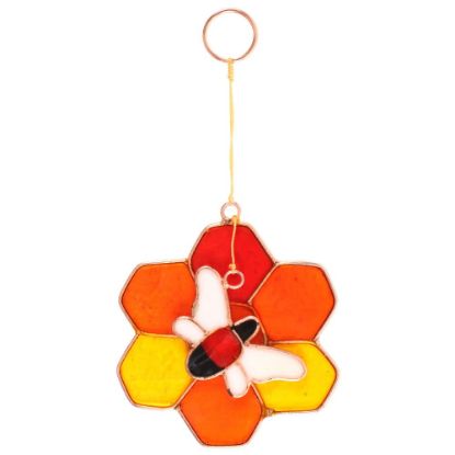Picture of Bee and Honeycomb Suncatcher