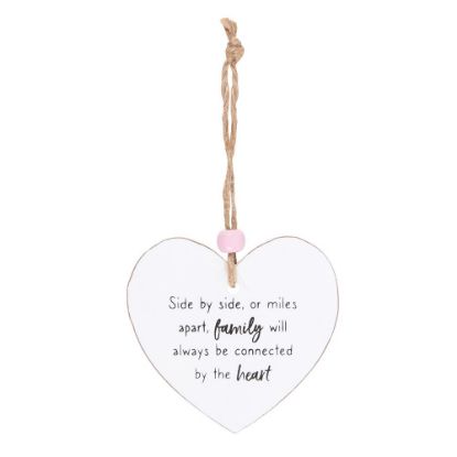 Picture of Family Is... Hanging Heart Sentiment Sign