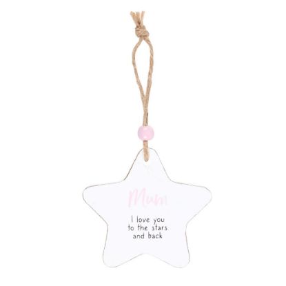 Picture of Mum Hanging Star Sentiment Sign