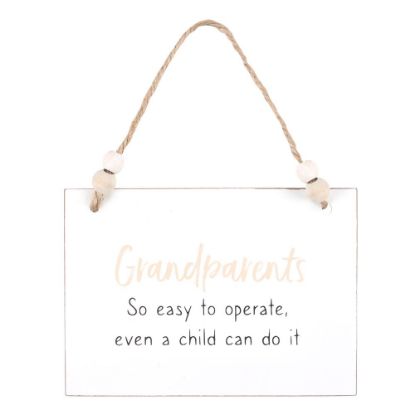 Picture of Grandparents Easy To Operate Hanging Sign