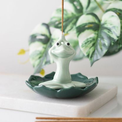 Picture of Yoga Frog Incense Stick Holder