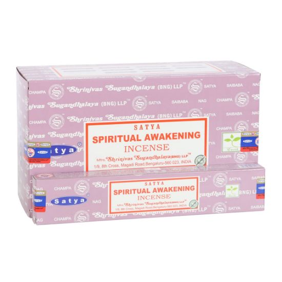 Picture of 12 Packs of Spiritual Awakening Incense Sticks by Satya