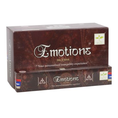 Picture of 12 Packs of Emotions Incense Sticks by Satya