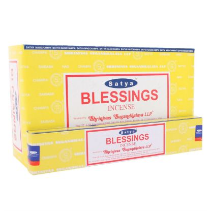 Picture of 12 Packs of Blessings Incense Sticks by Satya