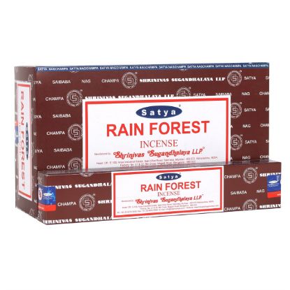 Picture of 12 Packs of Rainforest Incense Sticks by Satya