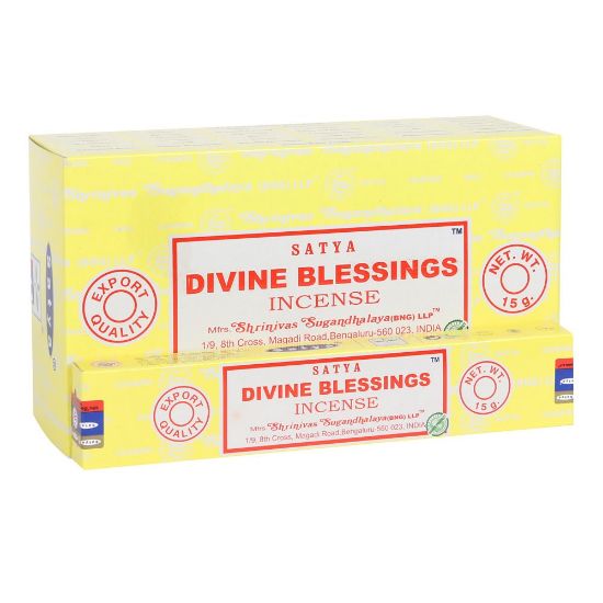 Picture of 12 Packs Divine Blessings Incense Sticks by Satya