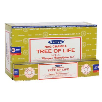 Picture of 12 Packs of Tree of Life Incense Sticks by Satya