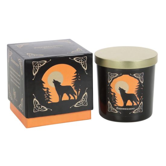 Picture of 'Wolf Song' Empowerment Candle by Lisa Parker