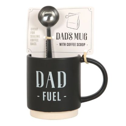 Picture of Dad Fuel Mug and Coffee Scoop Clip