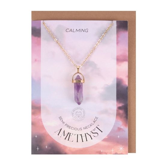 Picture of Amethyst Crystal Necklace Card