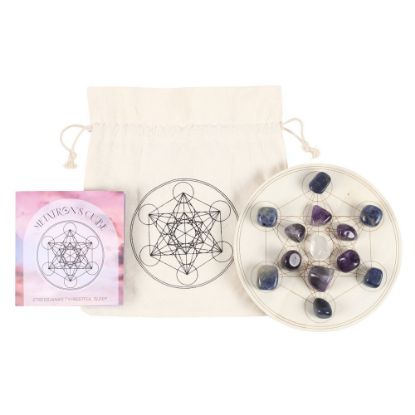 Picture of Metatron's Cube Crystal Grid Set