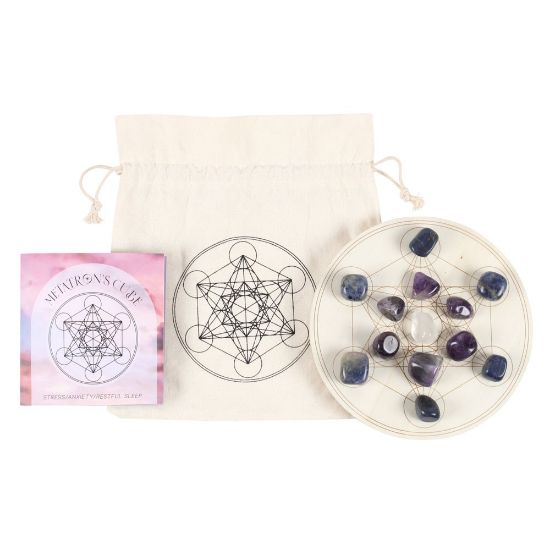Picture of Metatron's Cube Crystal Grid Set