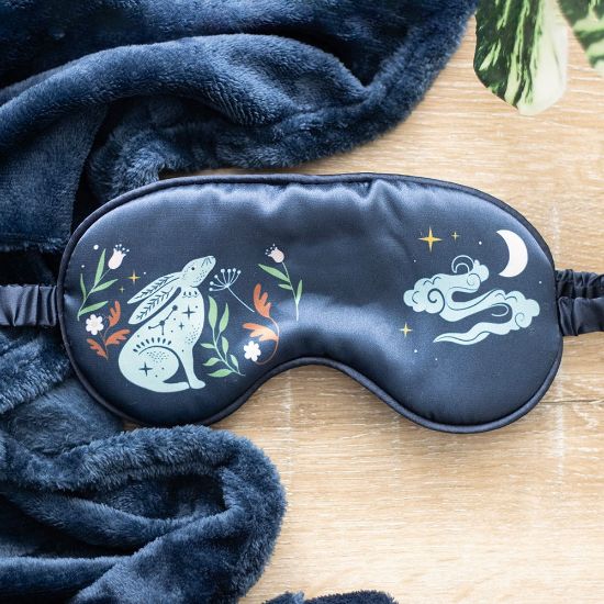 Picture of Midnight Hare Satin Sleep Mask