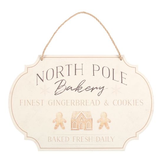 Picture of North Pole Bakery Hanging Sign