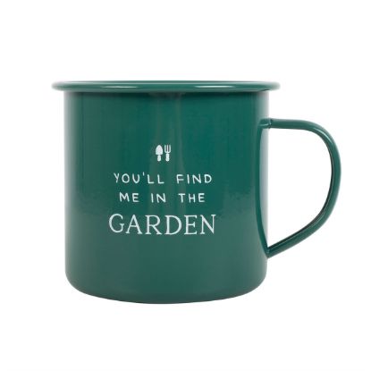 Picture of Find Me in the Garden Enamel Mug 