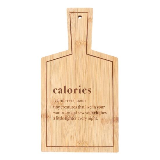 Picture of Calories Bamboo Serving Board