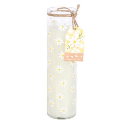 Picture of White Daisy Tube Candle