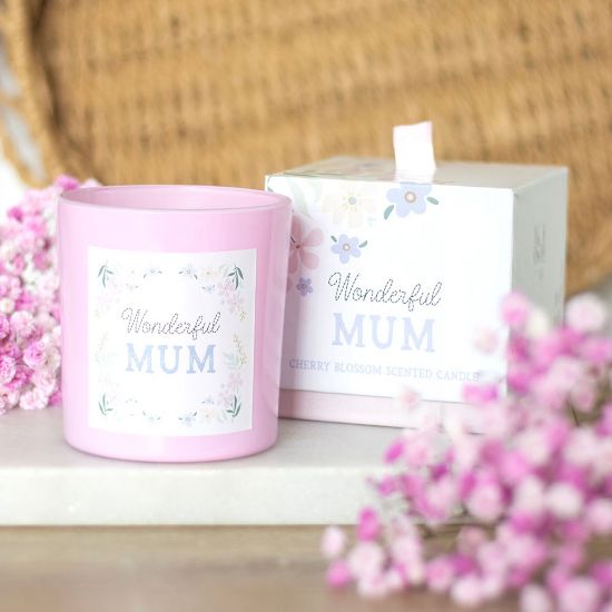 Picture of Wonderful Mum Cherry Blossom Candle