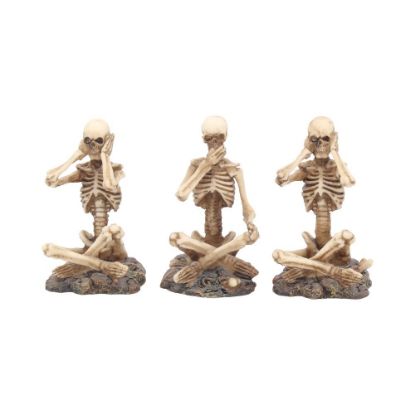Picture of See No, Hear No, Speak No Skeletons(Set 3)8.5cmP6