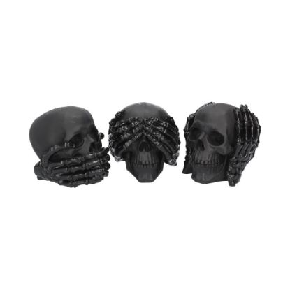 Picture of Dark See No, Hear No, Speak No Evil Skulls (S/3)