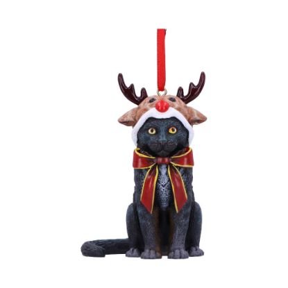 Picture of Reindeer Cat Hanging Ornament (LP) 9cm