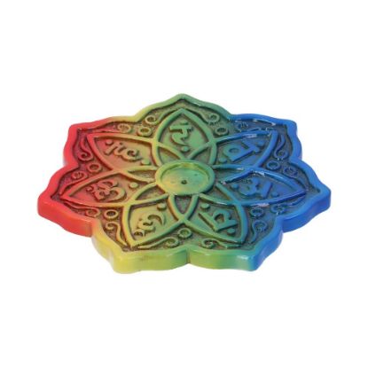 Picture of Rainbow Meditation Incense Burner 12cm (Set of 4)