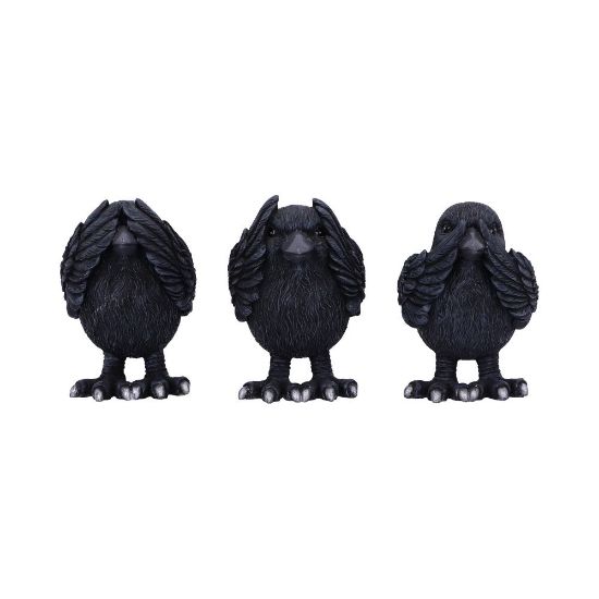 Picture of Three Wise Ravens 8.7cm