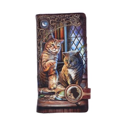 Picture of Purrlock Holmes Embossed Purse (LP) 18.5cm