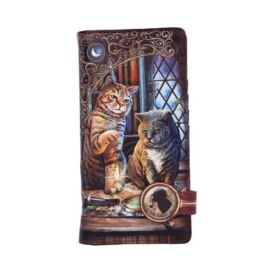 Picture of Purrlock Holmes Embossed Purse (LP) 18.5cm
