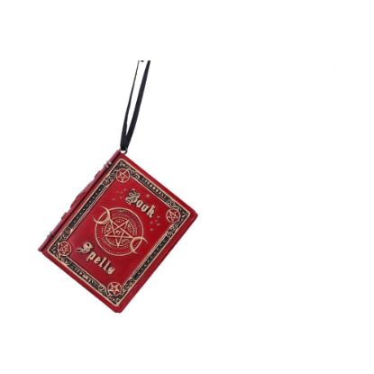 Picture of Book of Spells Hanging Ornament 7cm