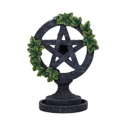 Picture of Aged Pentagram Backflow Incense Burner 19cm