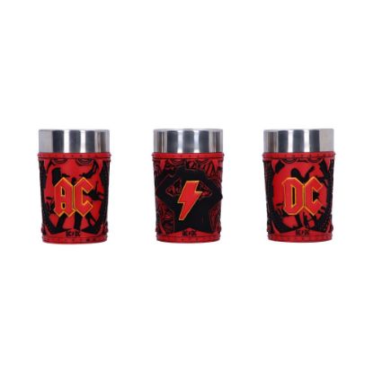 Picture of ACDC Logo Shot Glass Set (Set of 3) 8.7cm