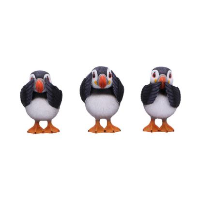 Picture of Three Wise Puffins 9cm