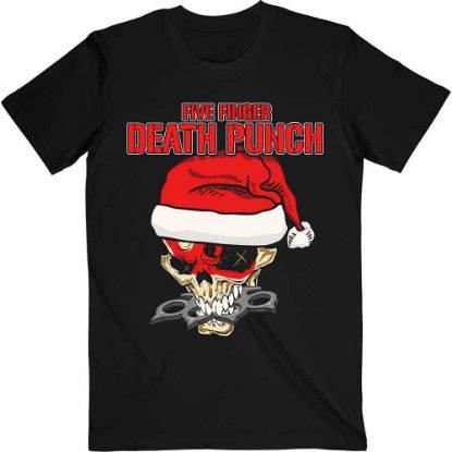 Picture of Five Finger Death Punch Unisex T-Shirt: Santa Knucklehead