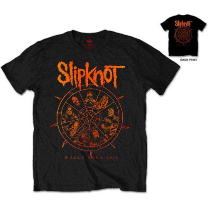 Picture of Slipknot Unisex T-Shirt: The Wheel Back Print