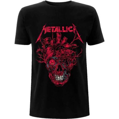 Picture of Metallica Unisex T-Shirt: Heart Skull