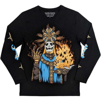 Picture of Ghost Unisex Long Sleeve T-Shirt: The Burning Sleeve Print