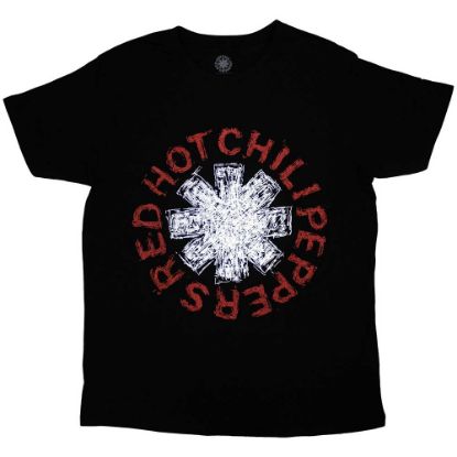 Picture of Red Hot Chili Peppers Unisex T-Shirt: Scribble Asterisk