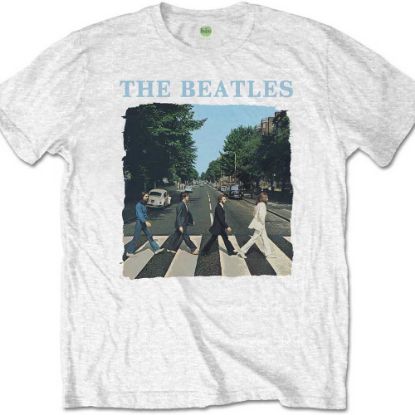 Picture of The Beatles Unisex T-Shirt: Abbey Road & Logo