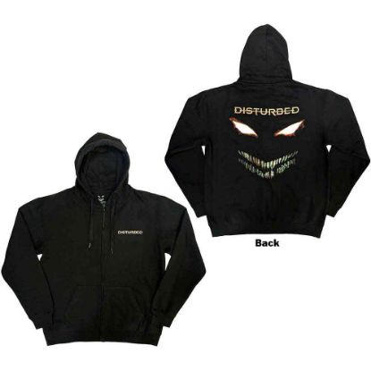 Picture of Disturbed Unisex Zipped Hoodie: The Face Back Print