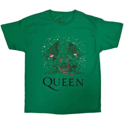 Picture of Queen Unisex T-Shirt: Holiday Crest